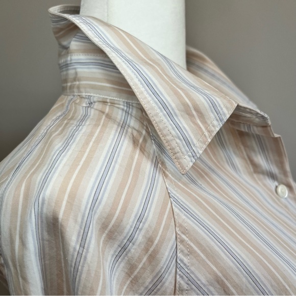 Wilfred Free by Aritzia Boyfriend Poplin Button-up Shirt - size M - Picture 3 of 9